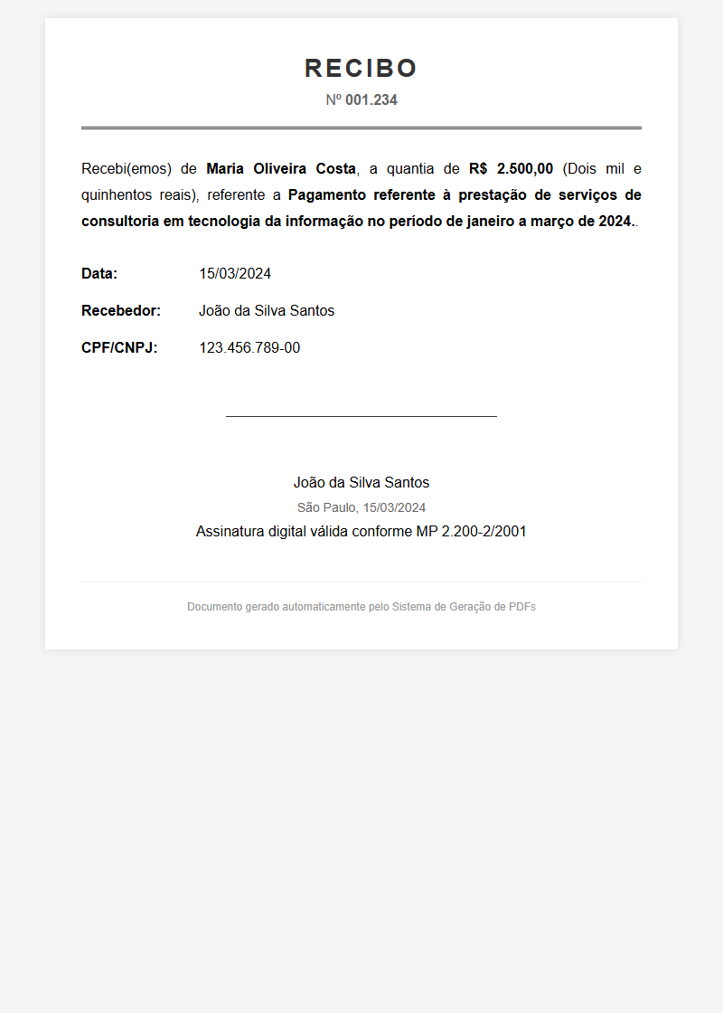 Padrão Formal